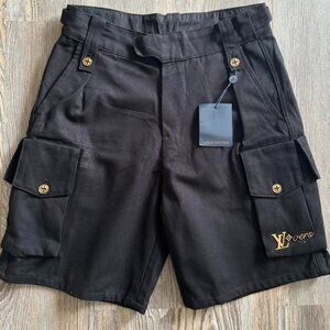 NWT Men's Louis Vuitton Black Shorts